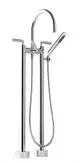 Dornbracht-TARA.-Wannen-Zweilochbatterie-Ausladung 220mm-schwarz matt, 25943882-33 Galeriebild 2